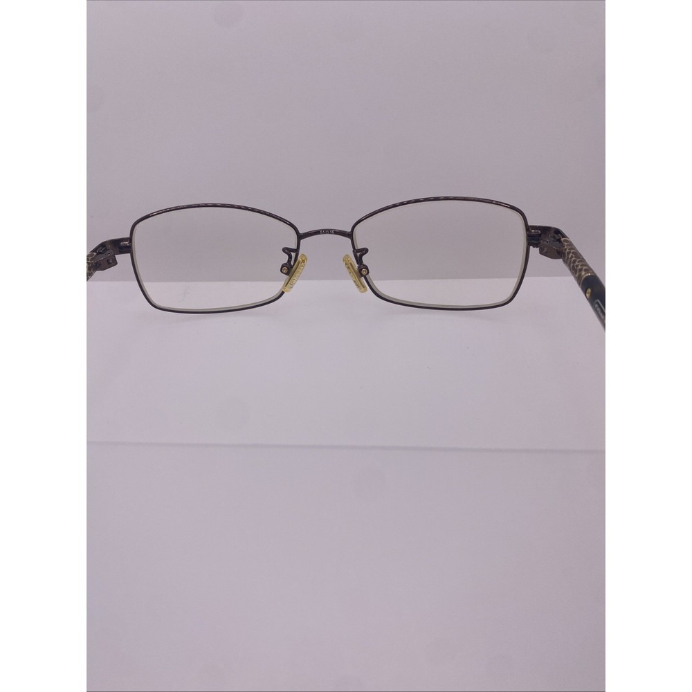 Coach Eyeglasses FRAMES ONLY Gertie 51-16-135 Brown Tortoise 383 - Picture 11 of 16